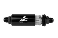 Thumbnail for Aeromotive In-Line Filter - (AN-10) 100 Micron Stainless Steel Element Black Anodize Finish