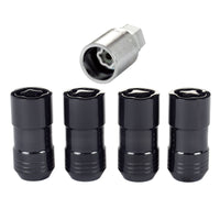 Thumbnail for McGard Wheel Lock Nut Set - 4pk. (Cone Seat) M14X1.5 / 21mm & 22mm Dual Hex / 1.965in. L - Black