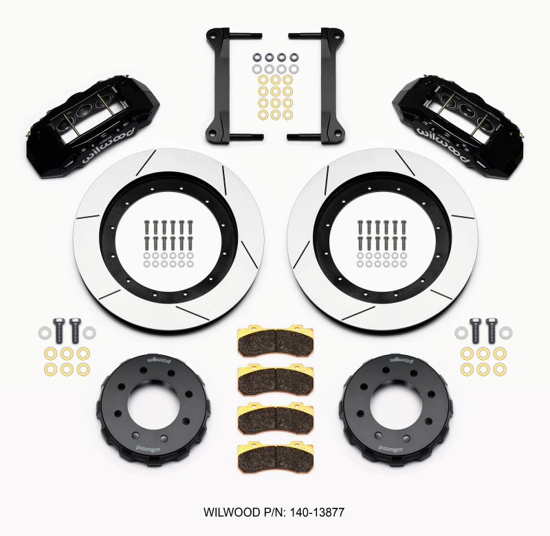 Wilwood TX6R Front Kit 16.00in Black 1999-2010 GM H2 Truck/SUV 2500