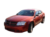 Thumbnail for AVS 08-14 Dodge Avenger Ventvisor In-Channel Front & Rear Window Deflectors 4pc - Smoke