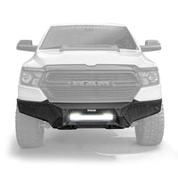 Thumbnail for Go Rhino 19-24 Ram 1500 (Excl. Rebel/Warlock/TRX) Element Front Bumper w/Pwr Bar - Tex. Blk