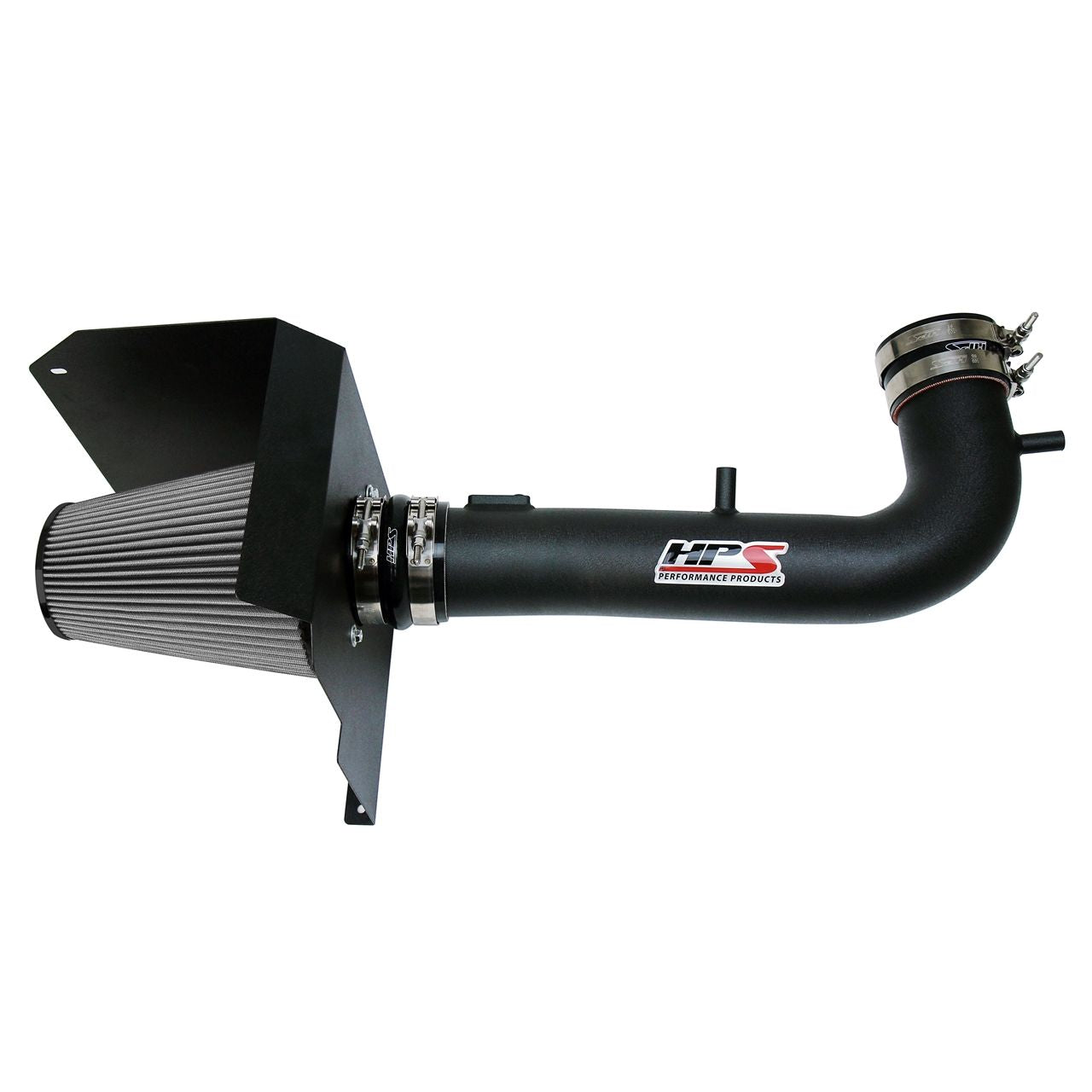 HPS Black Cold Air Intake Kit with Heat Shield for 14-18 Chevy Suburban 5.3L V8