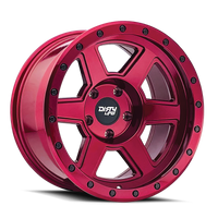 Thumbnail for Dirty Life 9315 Compound 17x9 / 5x127 BP / -38mm Offset / 78.1mm Hub Crimson Candy Red Wheel