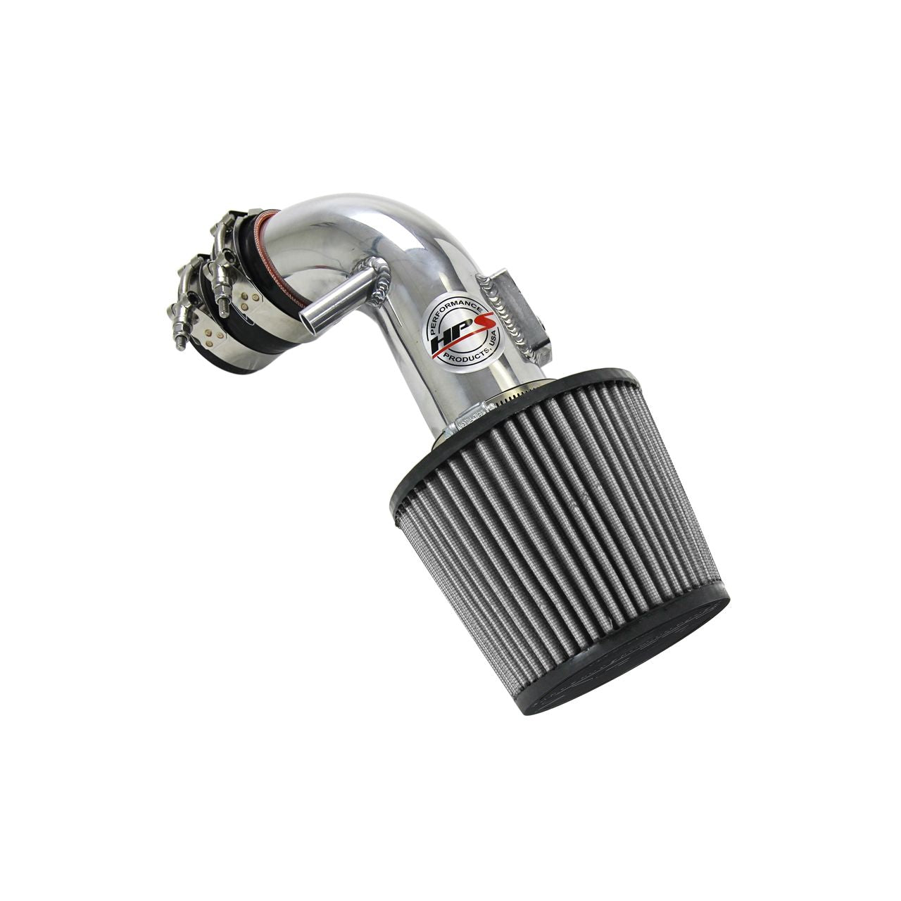 HPS Polish Shortram Cool Air Intake Kit for 12-15 Honda Civic 1.8L 9th Gen