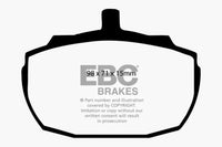 Thumbnail for EBC 91-93 Morgan 4/4 1.6 Greenstuff Front Brake Pads