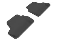 Thumbnail for 3D MAXpider 2007-2013 BMW 3 Series E93 Kagu 2nd Row Floormats - Black