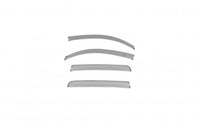 Thumbnail for AVS 20-22 Toyota Tacoma Double Cab Low Profile Color Match Ventvisors 4pc - Silver Sky Metallic