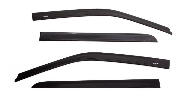 AVS 07-18 Toyota Tundra Double Cab Ventvisor Low Profile Window Deflectors 4pc - Matte Black