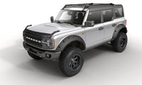 Thumbnail for AVS 21-23 Ford Bronco(Excl Raptor) Aeroskin Low Profile Acrylic Hood Shield - Smoke