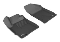 Thumbnail for 3D MAXpider 2007-2012 Nissan Altima Coupe/Sedan Kagu 1st Row Floormat - Black