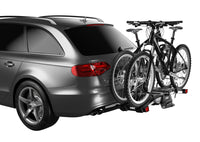 Thumbnail for Thule EasyFold XT 2 - Fully Foldable Platform Hitch Bike Rack (Up to 2 Bikes) - Black/Silver