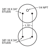 Thumbnail for Firestone Ride-Rite Replacement Bellow 268C (For Kit PN 2488/2061) (W217606764)