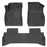 Thumbnail for Husky Liners 21-22 Chevrolet Trailblazer (RWD) WeatherBeater Front & 2nd Seat Floor Liners - Black