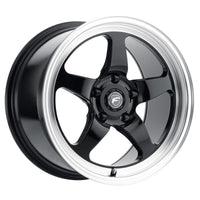 Thumbnail for Forgestar D5 Drag 17x10 / 5x139.7 BP / ET38 / 7.0in BS Gloss Black Wheel