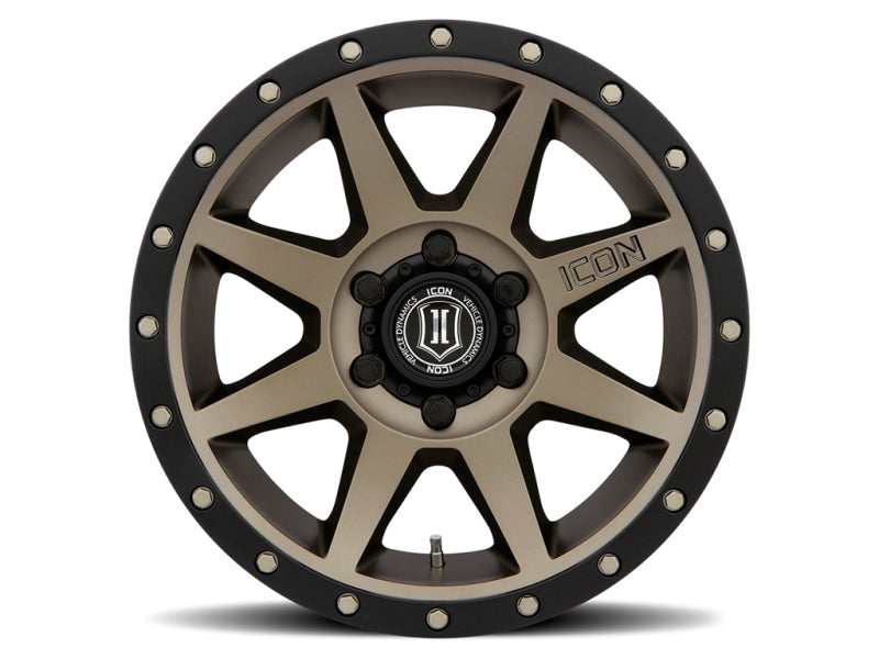 ICON Rebound 18x9 6x5.5 0mm Offset 5in BS 106.1mm Bore Bronze Wheel