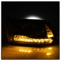 Thumbnail for xTune Dodge Ram 13-17 ( w/ Factory Projector LED) Projector Headlight - Black HD-JH-DR13-P-BK