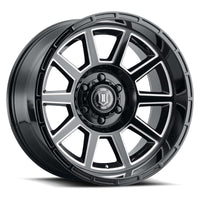 Thumbnail for ICON Recoil 20x10 5x5 -24mm Offset 4.5in BS Gloss Black Milled Spokes Wheel