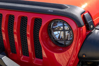 Thumbnail for AVS 2018+ Jeep Wrangler (JL) 2dr/4dr Aeroskin Low Profile Acrylic Hood Shield - Smoke