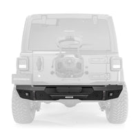 Thumbnail for Go Rhino 18-20 Jeep Wrangler JL/JLU Trailline Rear Stubby Bumper