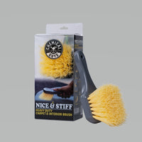 Thumbnail for Chemical Guys Stiffy Brush For Carpets & Durable Surfaces - Yellow