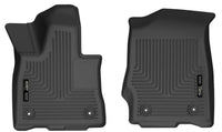 Thumbnail for Husky Liners 2020 Lincoln Aviator X-Act Contour Front Black Floor Liners