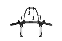 Thumbnail for Thule OutWay Platform-Style Trunk Mount Bike Rack w/Raised Platform (Up to 2 Bikes) - Silver/Black