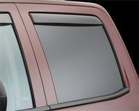 Thumbnail for WeatherTech 14+ Chevrolet Silverado 1500 Rear Side Window Deflectors - Dark Smoke