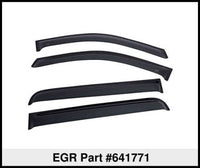 Thumbnail for EGR 14+ Chev Silverado Crew Cab Tape-On Window Visors - Set of 4 (641771)