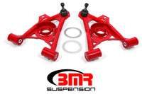 Thumbnail for BMR 94-04 Mustang Lower Non-Adj. A-Arms (Poly) w/ Tall Ball Joint / Spring Pocket - Red