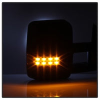 Thumbnail for xTune Chevy Silverado 03-06 G2 Heated Amber LED Signal Telescoping Mirrors MIR-CS03S-G2-PWH-AM-SET