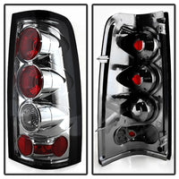 Thumbnail for Spyder Chevy Silverado 1500 03-06 (Does Not Fit Stepside)Euro Style Tail Lights Chrm ALT-YD-CS03-C