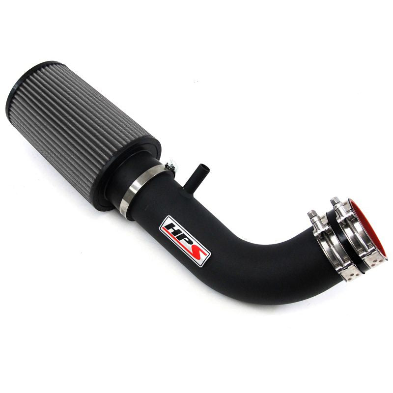 HPS Shortram Air Intake Kit 07-11 Jeep Wrangler 3.8L V6, Black