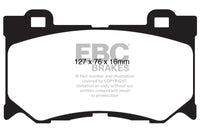 Thumbnail for EBC 08-15 Infiniti G37 3.7 Greenstuff Front Brake Pads