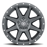 Thumbnail for ICON Rebound 20x9 -12mm Offset 5x5 BP 4.5in BS 71.5mm Bore Satin Black Wheel