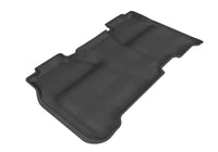 Thumbnail for 3D MAXpider 2014-2019 Chevrolet Silverado Crew Cab Kagu 2nd Row Floormats - Gray