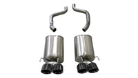 Thumbnail for Corsa 2005-2007 Chevrolet Corvette (C6) 6.0L/6.2L Black Xtreme Axle-Back Exhaust w/4.5in Tips