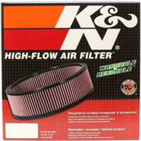 Thumbnail for K&N Custom Air Filter - Oval - 11.5in O/S L x 8.125in O/S W x 2in H