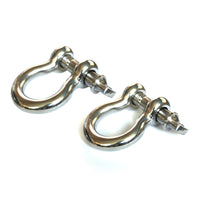 Thumbnail for Rugged Ridge Stainless Steel 3/4in D-Shackles