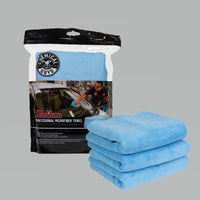 Thumbnail for Chemical Guys Workhorse Professional Microfiber Towel - 16in x 16in - Blue - 3 Pack