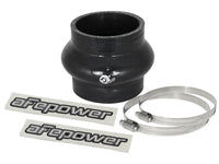 Thumbnail for aFe Magnum FORCE CAI Univ. Silicone Coupling Kit (2.75in. ID / 3in. L) Straight Coupler w/Hump - Blk