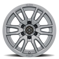 Thumbnail for ICON Vector 6 17x8.5 6x135 6mm Offset 5in BS 87.1mm Bore Titanium Wheel