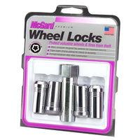 Thumbnail for McGard Wheel Lock Nut Set - 4pk. (Tuner / Cone Seat) M14X1.5 / 1in. Hex / 1.935in. Length - Chrome