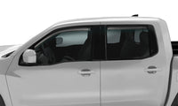 Thumbnail for AVS 2022 Nissan Frontier Crew Cab Ventvisor In-Channel Window Deflectors - 4pc - Smoke