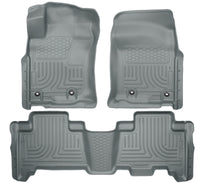 Thumbnail for Husky Liners 2013 Toyota 4Runner WeatherBeater Grey Front & 2nd Seat Floor Liners