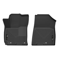 Thumbnail for Husky Liners 20-22 Hyundai Venue X-Act Contour Front Floor Liners - Black