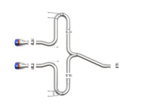 Thumbnail for aFe Takeda 2-1/2in 304 SS Axle-Back Exhaust w/Blue Flame Tips 17-20 Honda Civic Sport L4-1.5L (t)