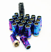 Thumbnail for Wheel Mate Muteki SR45R Lug Nut Kit 12x1.25 - Burned Blue