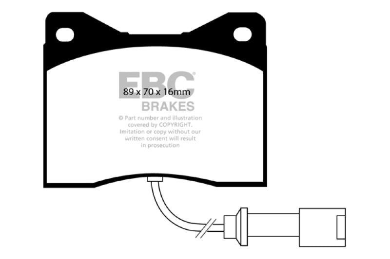 EBC 79-86 Alfa Romeo 6 2.0 Greenstuff Front Brake Pads