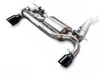 Thumbnail for AWE Tuning BMW F22 M235i / M240i Touring Edition Axle-Back Exhaust - Diamond Black Tips (102mm)