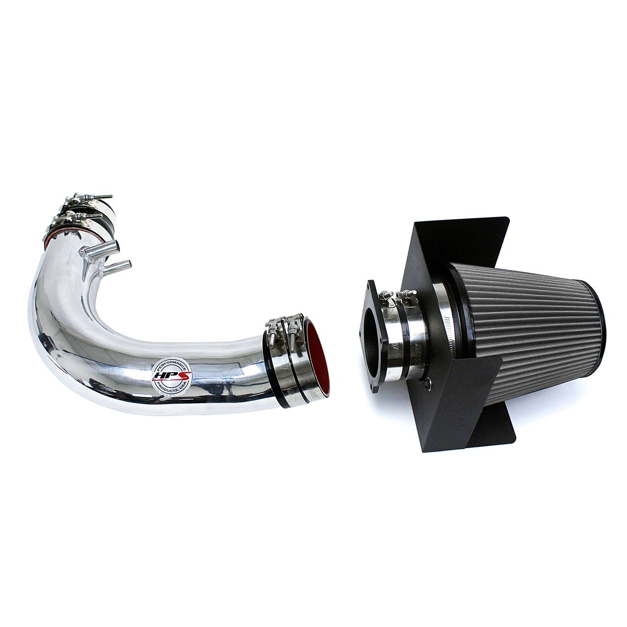 HPS Cold Air Intake Kit 97-04 Ford Expedition 4.6L 5.4L V8, Includes Heat Shield, Polish